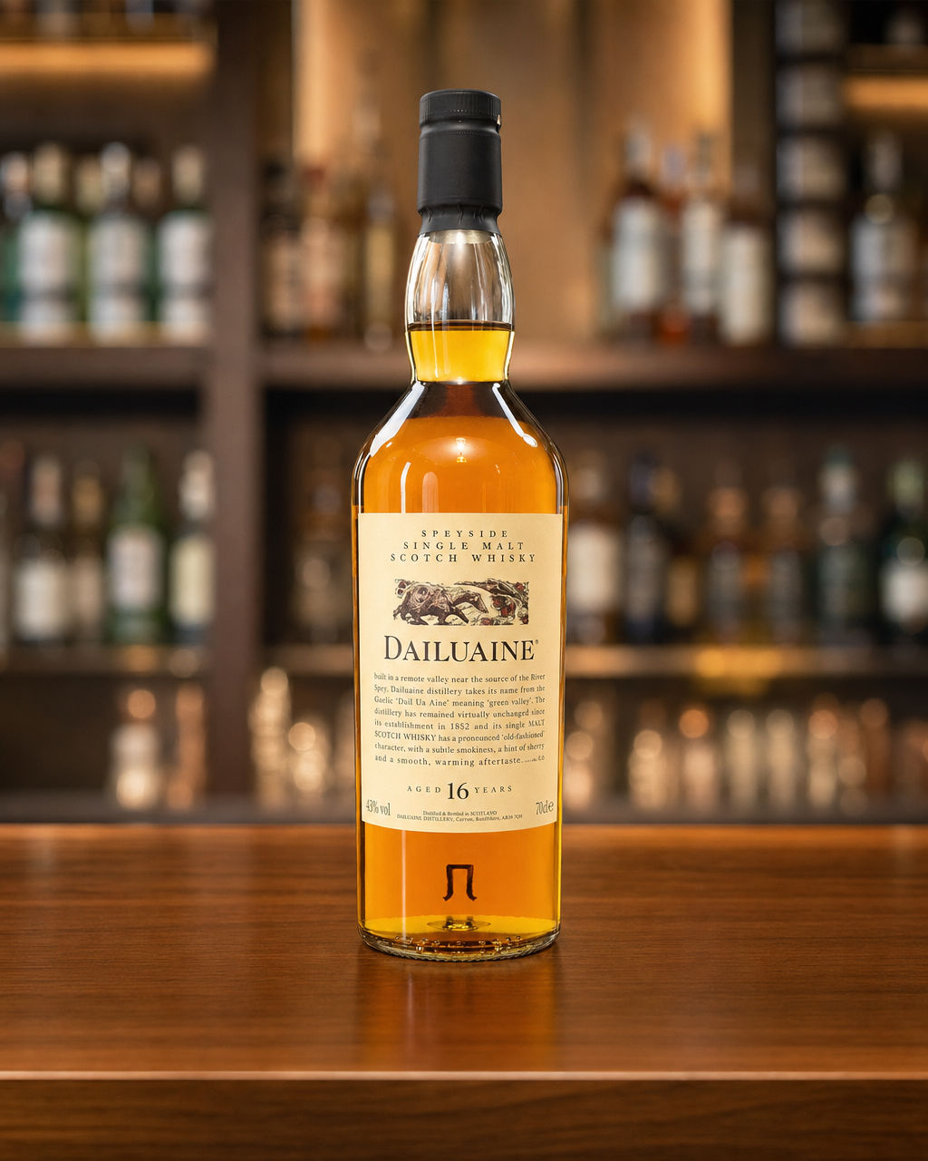 Flora & Fauna Dailuaine 16 Year Old bottle, alternate view