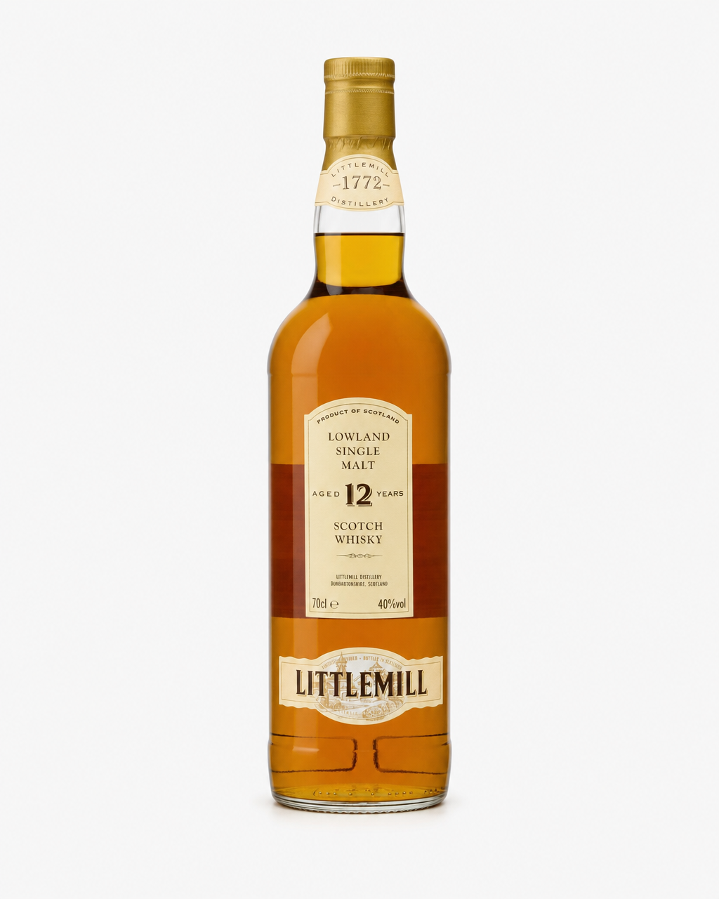 Littlemill 12 Year Old bottle