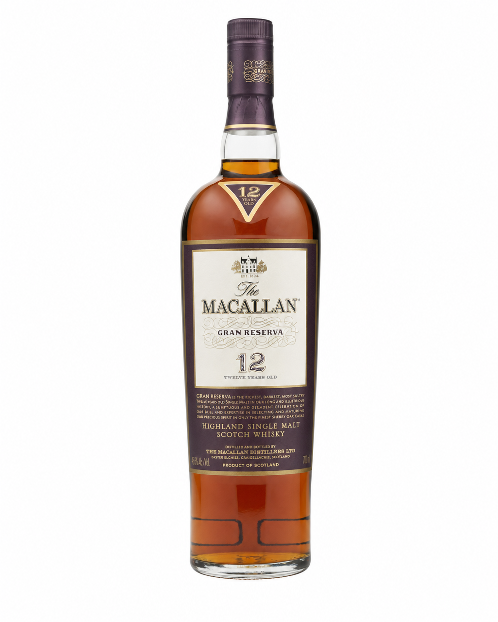 Macallan 12 Year Old Gran Reserva bottle