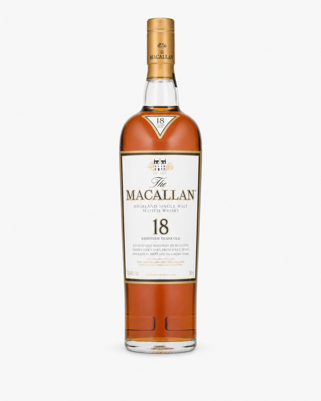 Macallan 18 Years Old (1997) bottle