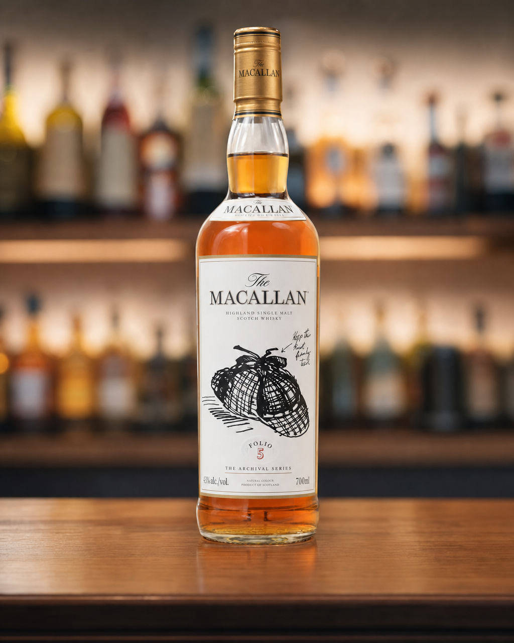 Macallan The Archival Series, Folio 5 bottle, alternate view