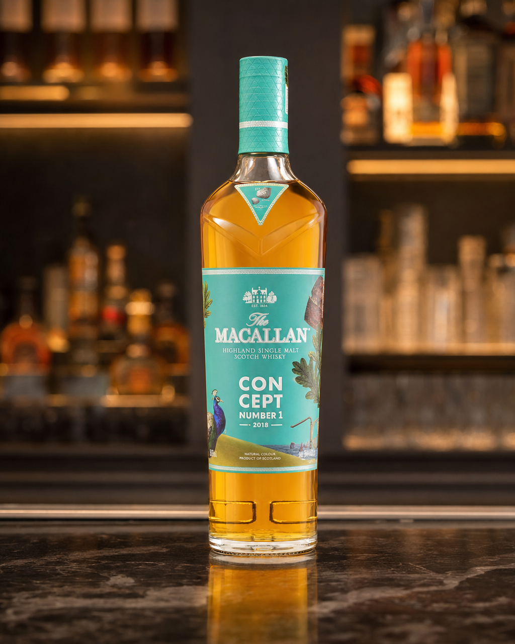 Macallan Concept Series, Number 1 bottle, alternate view