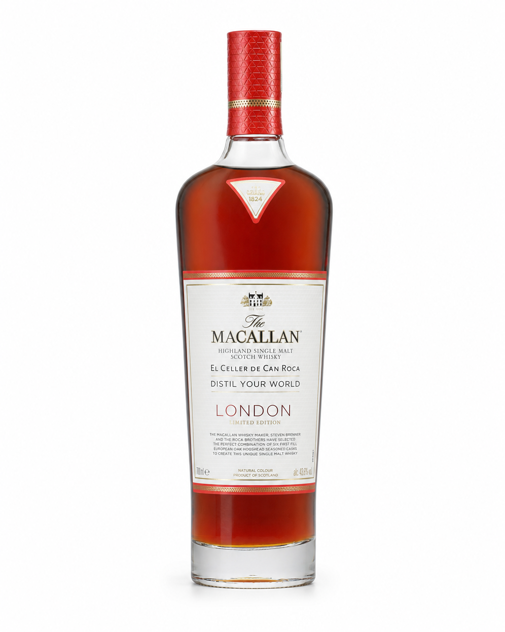 Macallan Distil Your World London bottle