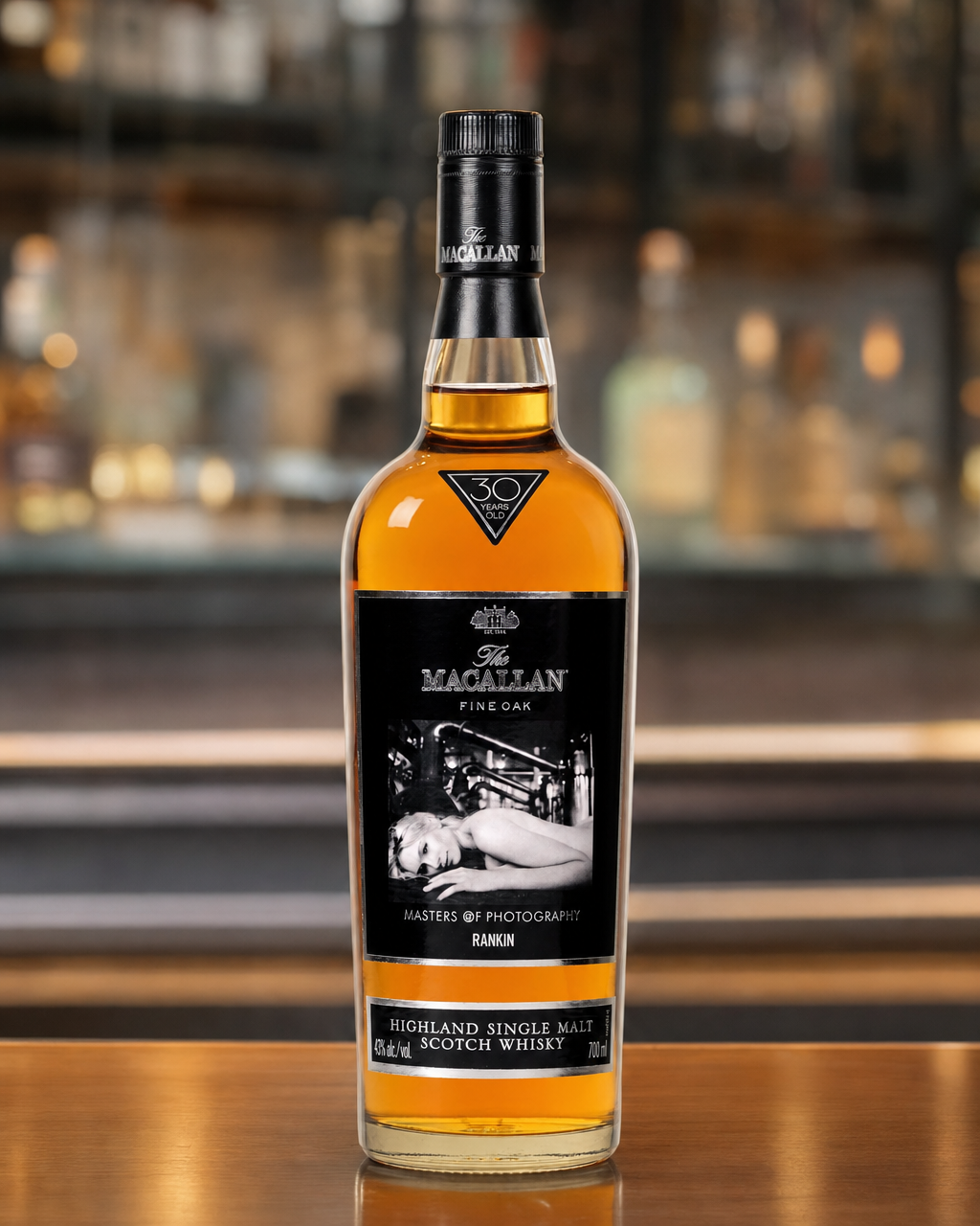 Macallan Masters Of Photography, Rankin Book bottle, alternate view