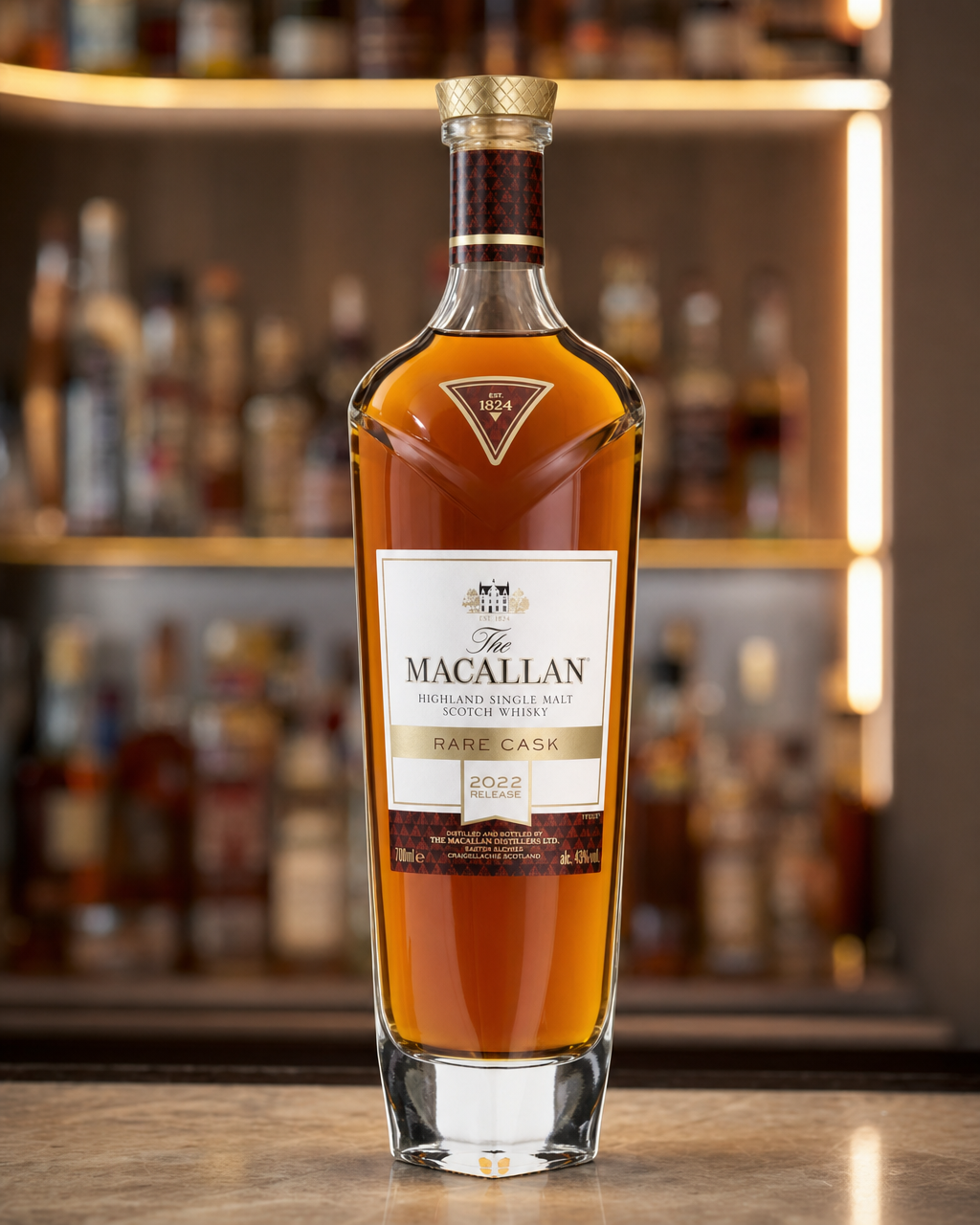 Macallan Rare Cask, 2022 bottle, alternate view