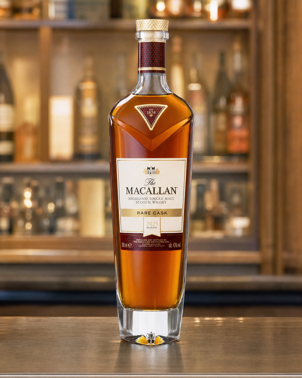 Macallan Rare Cask, 2023 bottle, alternate view