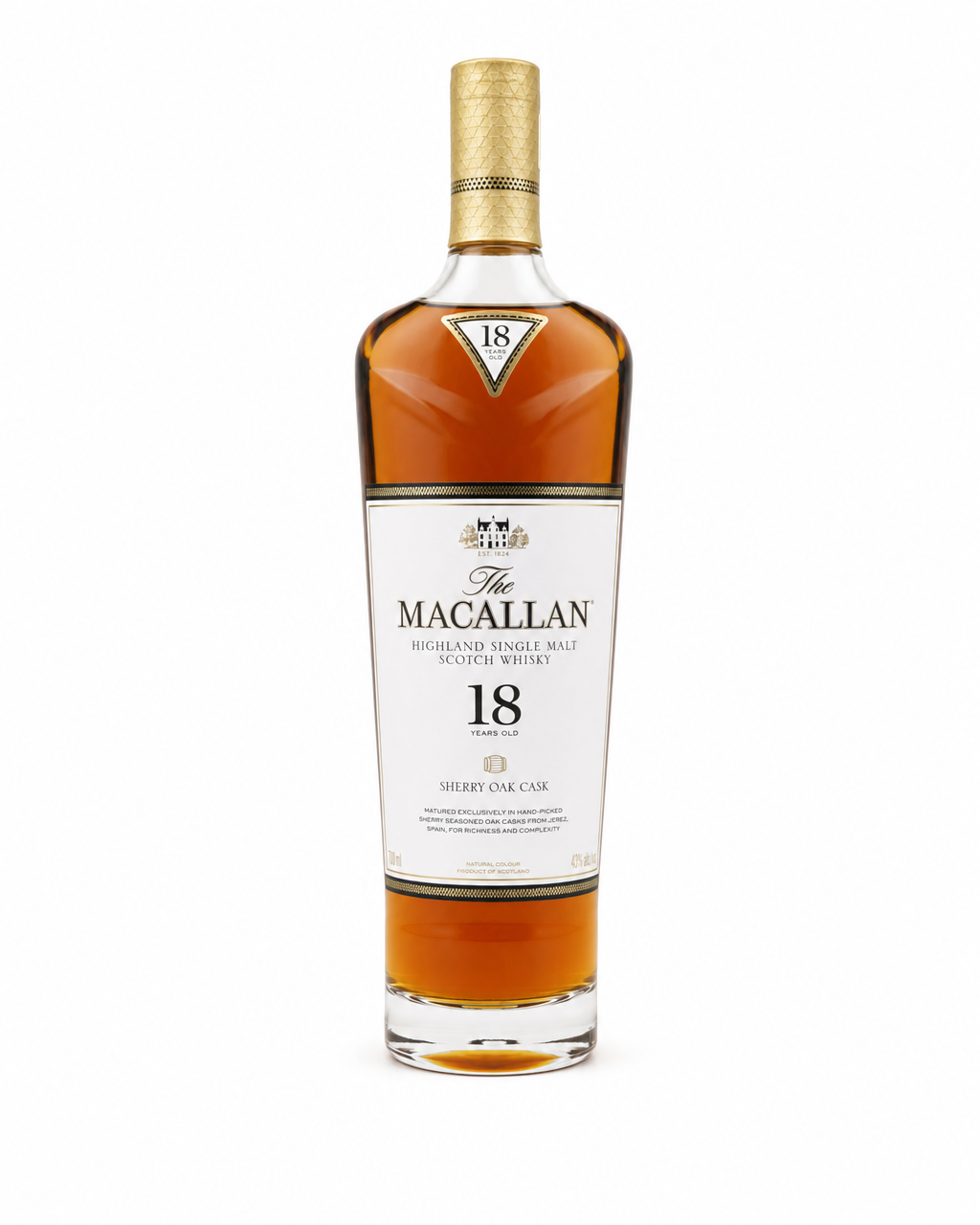 Macallan Sherry Oak, 18 Years Old (2020) bottle
