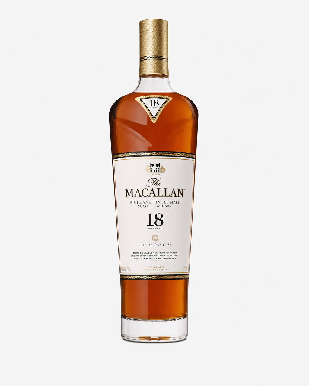 Macallan Sherry Oak, 18 Years Old (2023) bottle