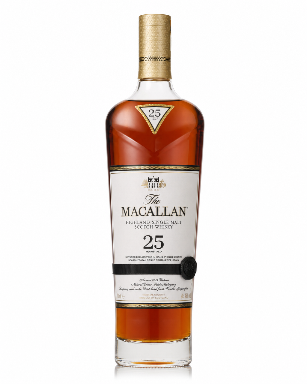 Macallan Sherry Oak, 25 Years Old (2019) bottle