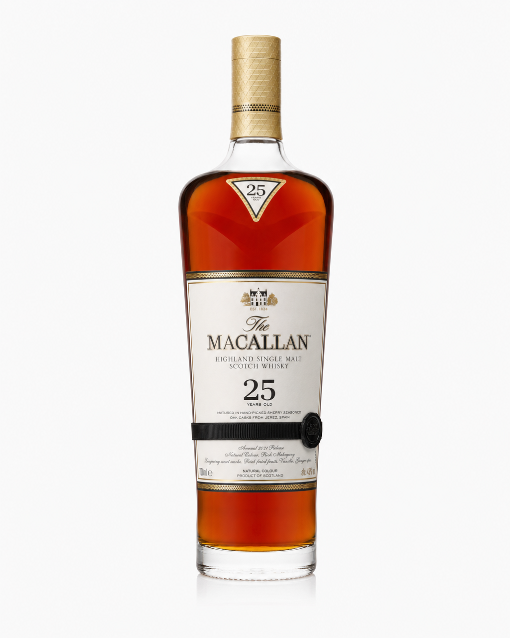 Macallan Sherry Oak, 25 Years Old (2021) bottle