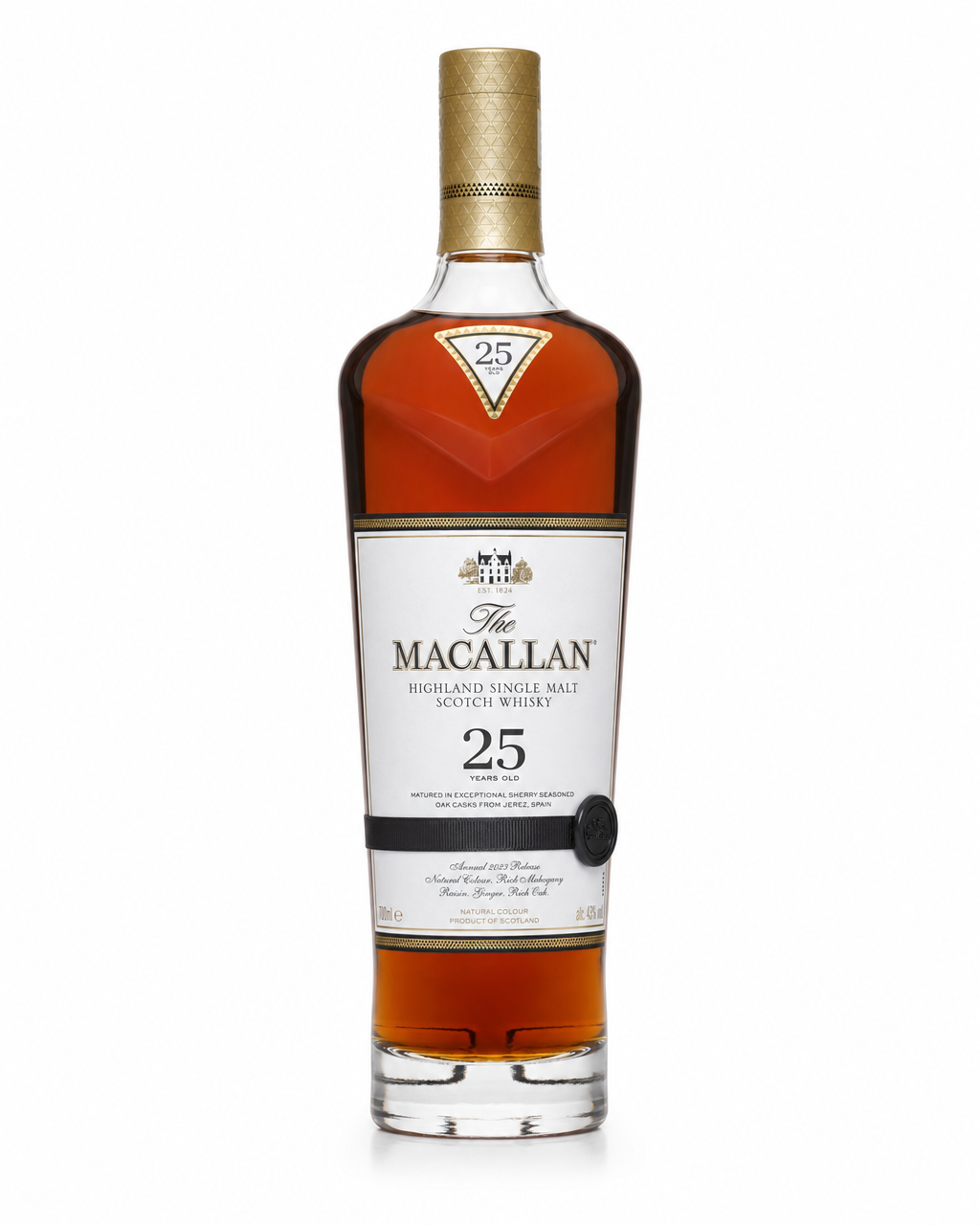 Macallan Sherry Oak, 25 Years Old (2023) bottle