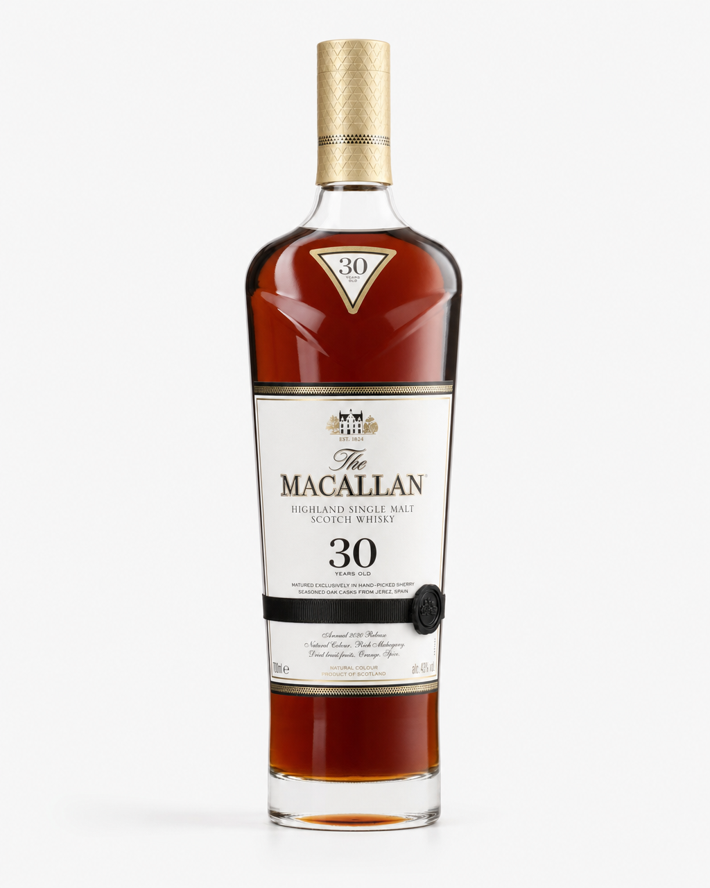Macallan Sherry Oak, 30 Years Old (2020) bottle