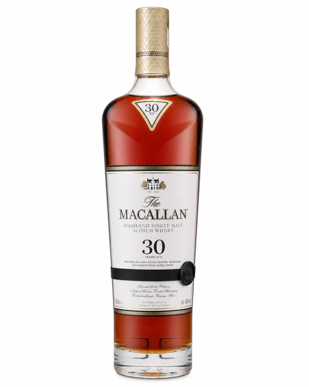Macallan Sherry Oak, 30 Years Old (2022) bottle