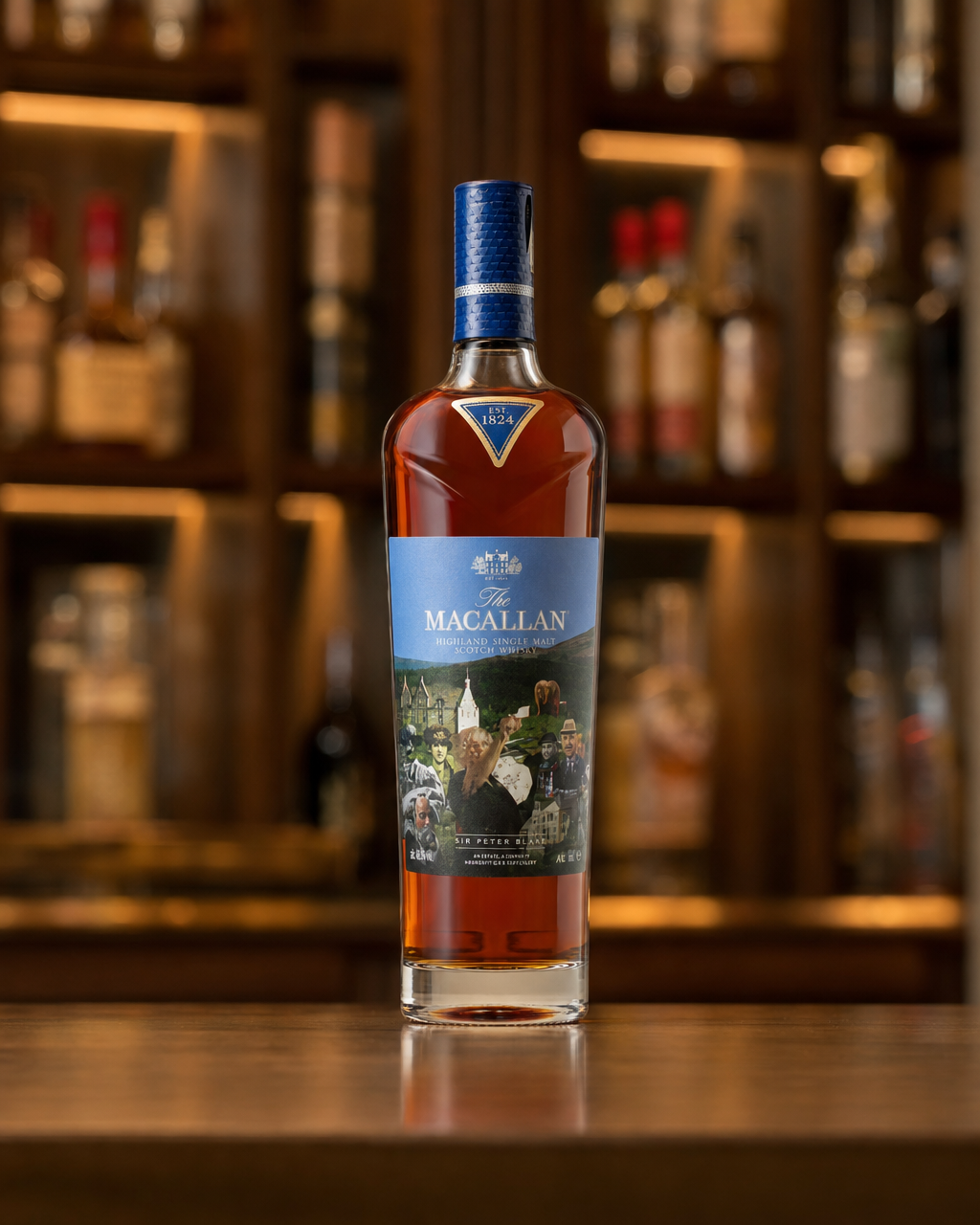 Macallan Sir Peter Blake - An Estate, A Community & A Distillery bottle, alternate view