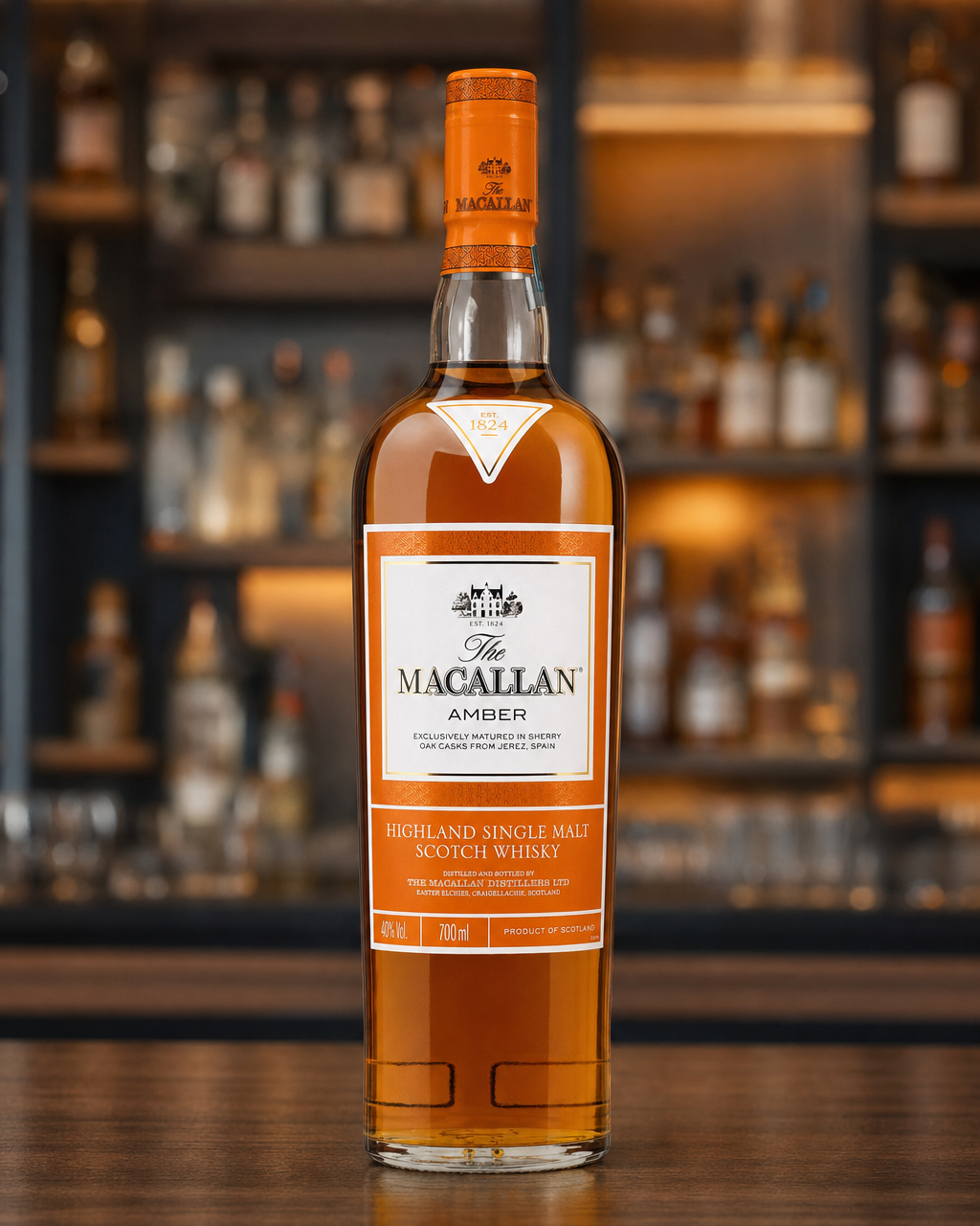 Macallan The 1824 Series, Amber bottle, alternate view