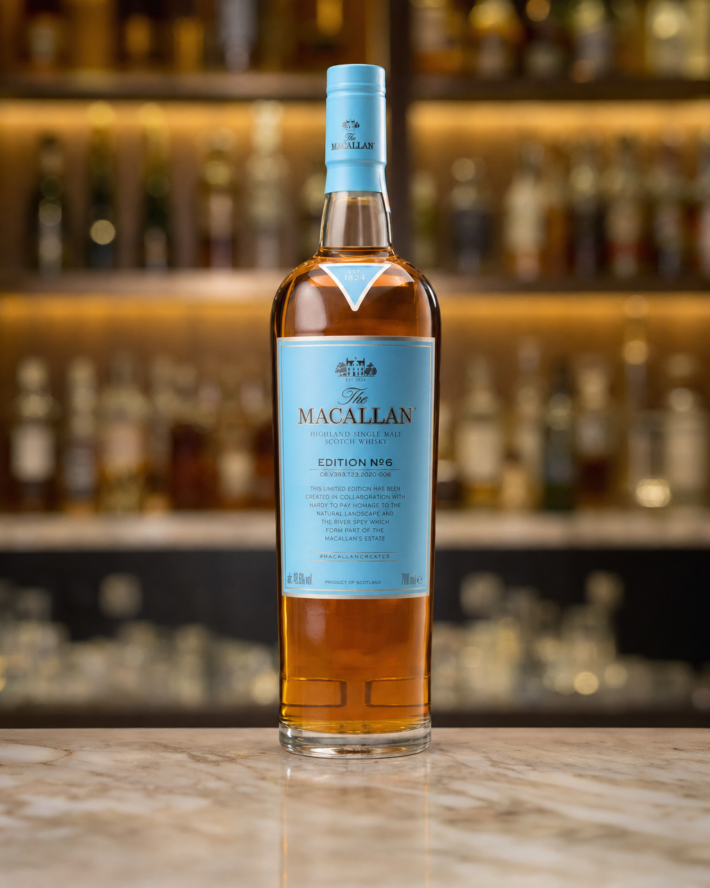 Macallan The Edition Series, No. 6 bottle, alternate view