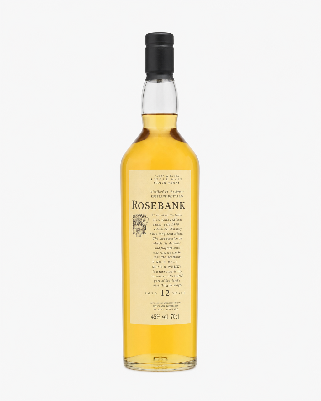 Rosebank 12 Years Old (Flora & Fauna) bottle