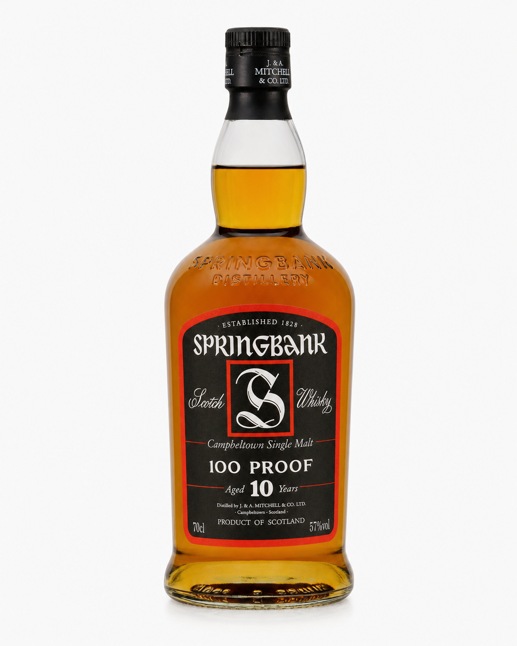 Springbank 10 Year Old bottle