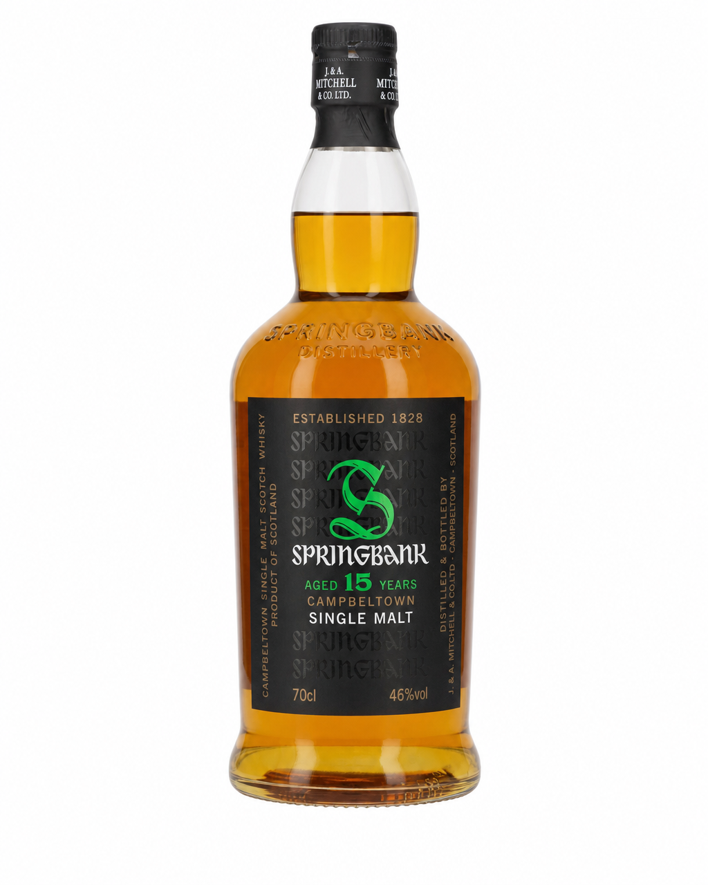 Springbank 15 Year Old bottle