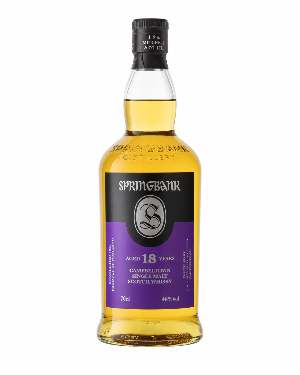 Springbank 18 Year Old bottle