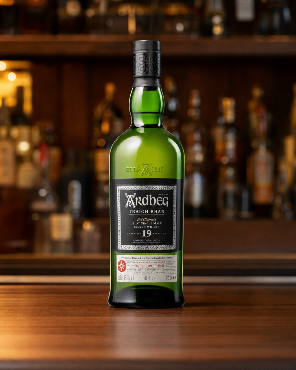Ardbeg 19 Year Old Traigh Bhan Batch #2 bottle, alternate view