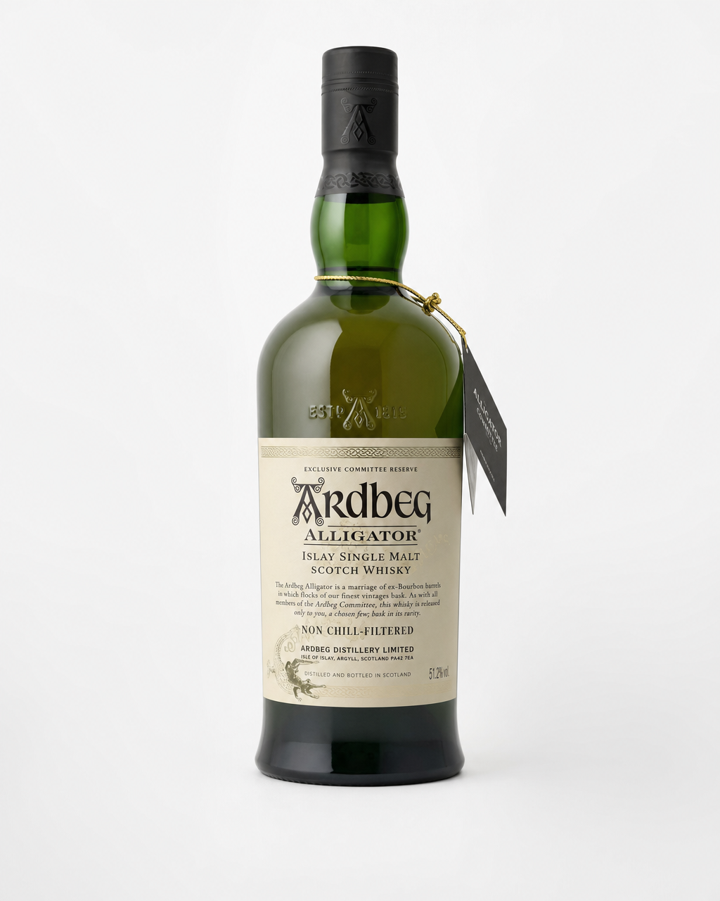 Ardbeg Alligator Exclusive Committee Reserve bottle