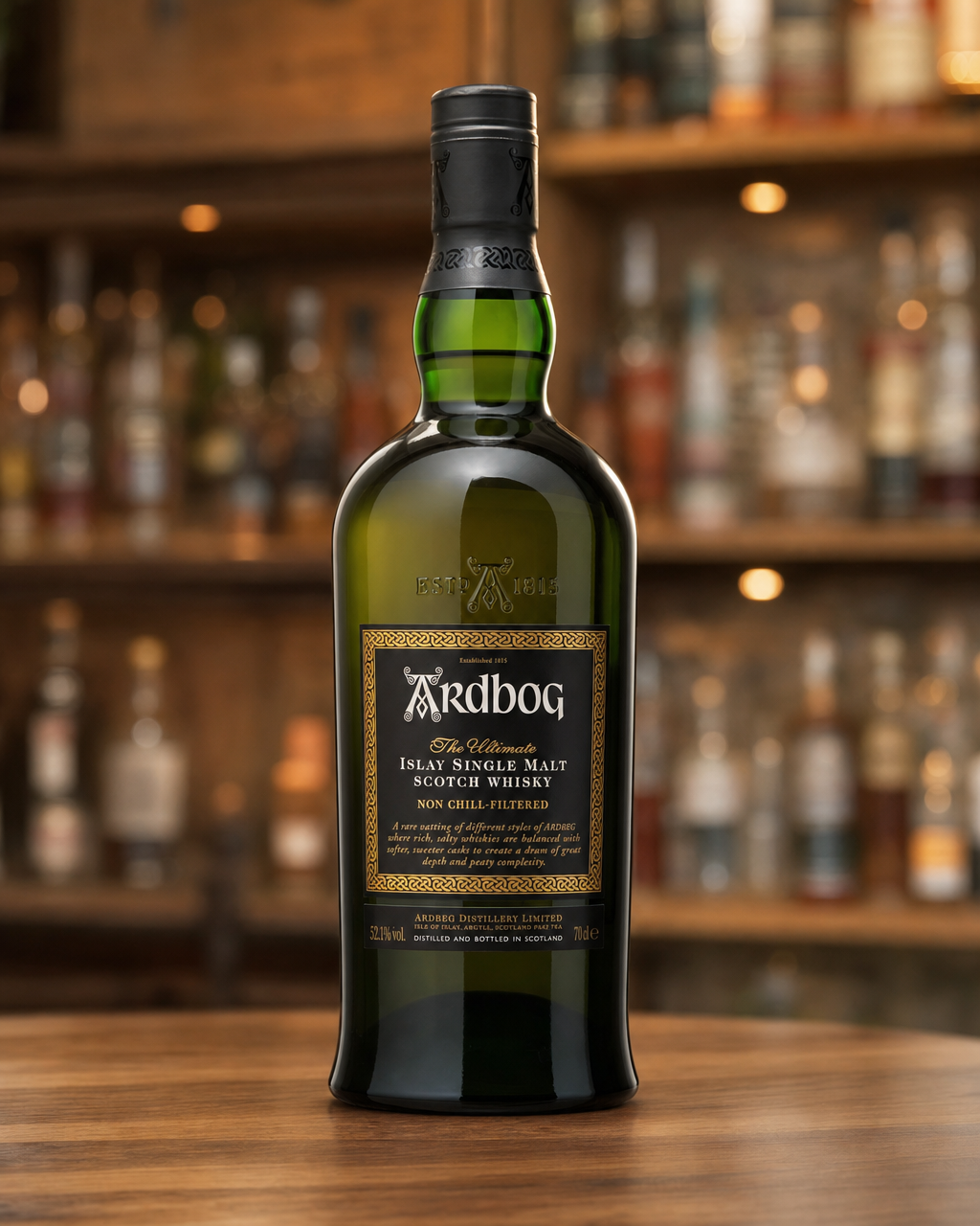 Ardbeg Ardbog bottle, alternate view