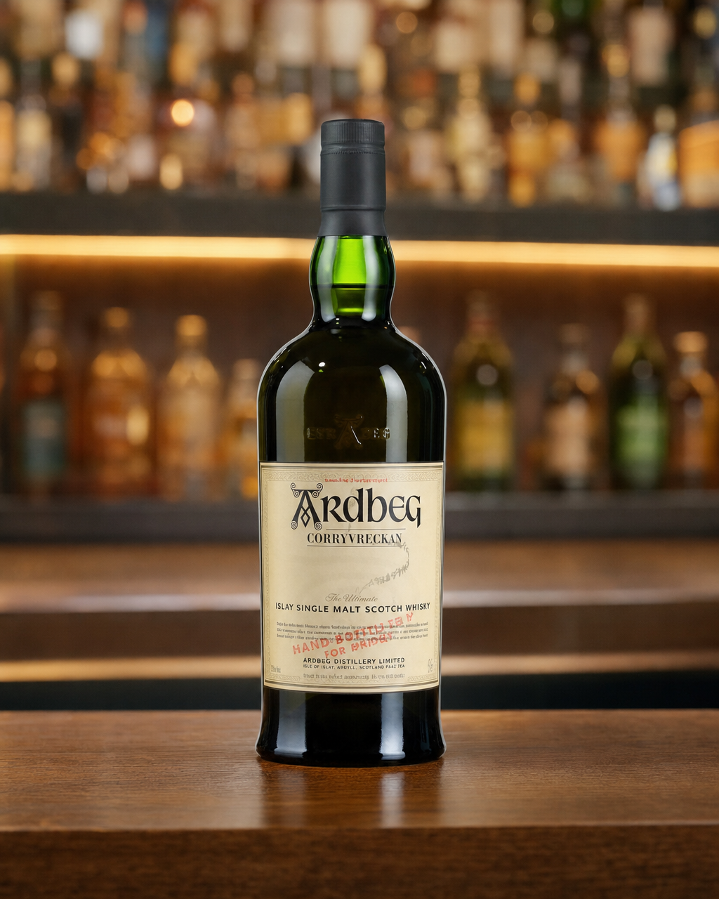 Ardbeg Corryvreckan Committee Reserve bottle, alternate view