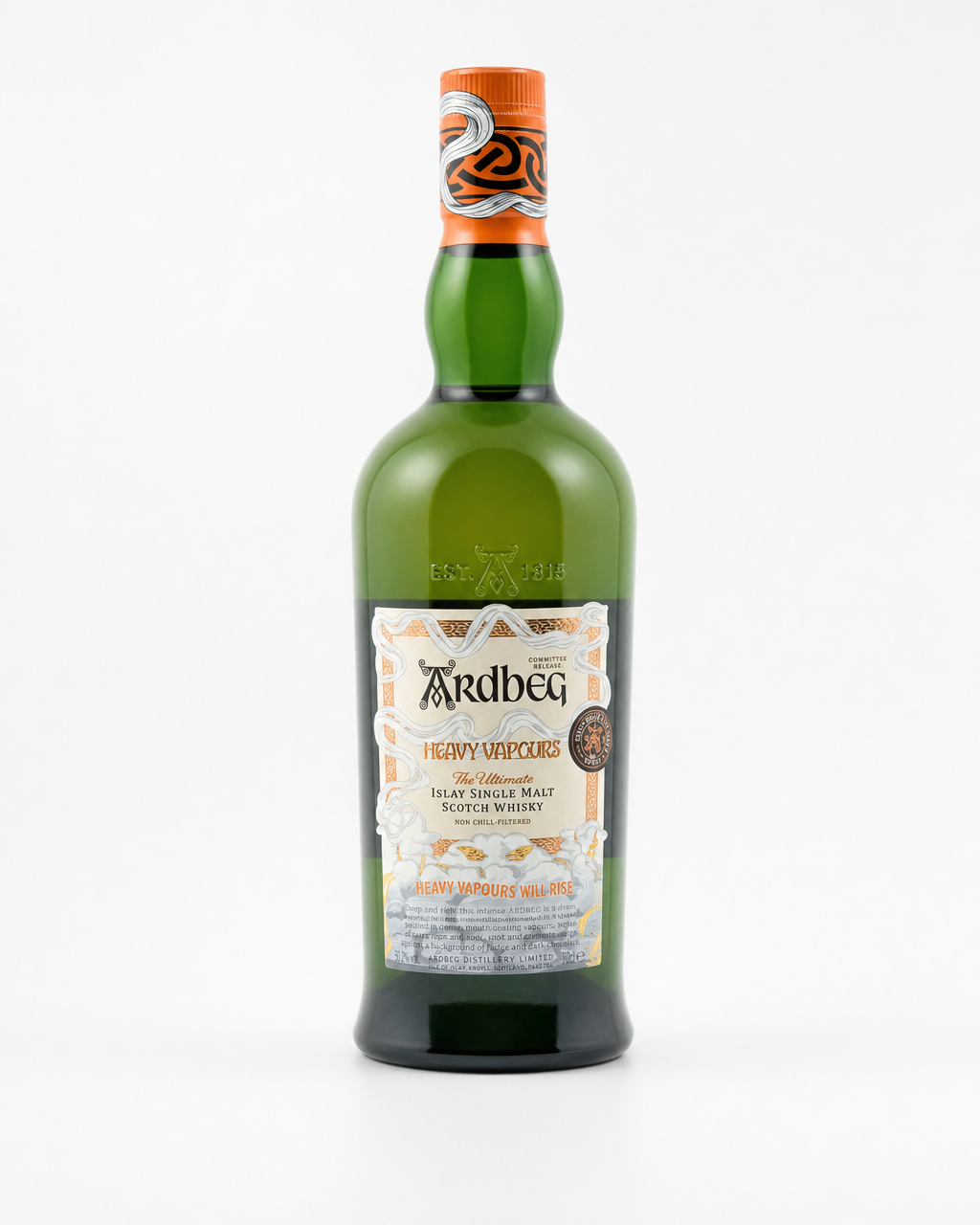 Ardbeg Heavy Vapours Committee Release bottle