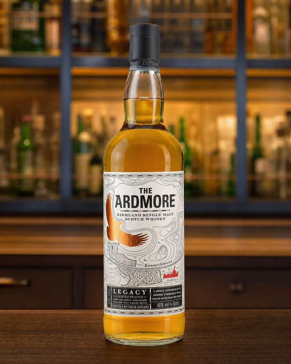 Ardmore Legacy bottle, alternate view
