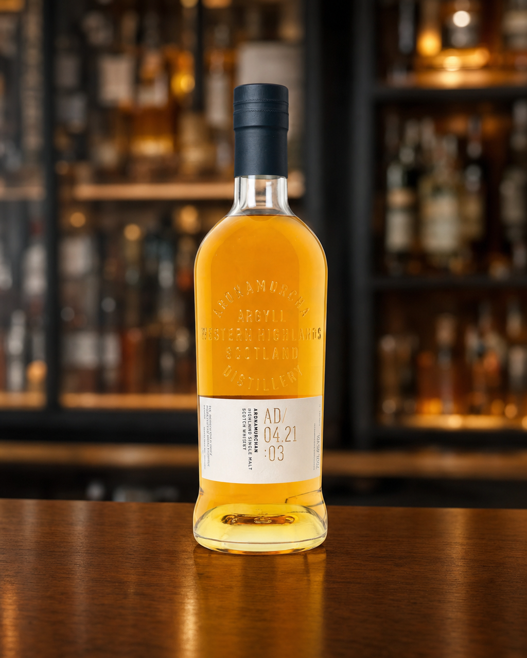 Ardnamurchan AD/04.21:03 bottle, alternate view