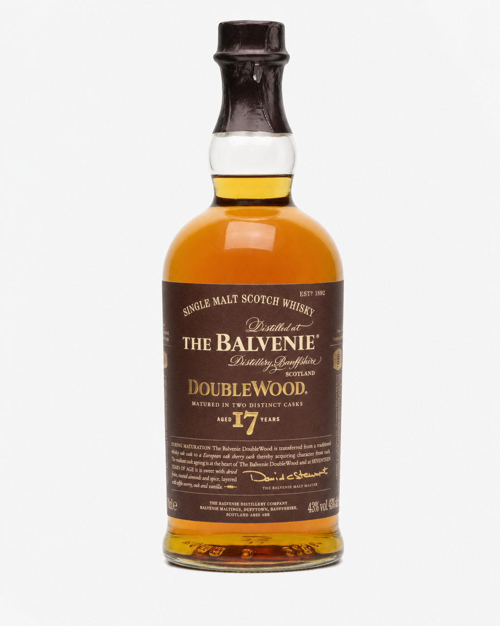 Balvenie 17 Year Old DoubleWood bottle