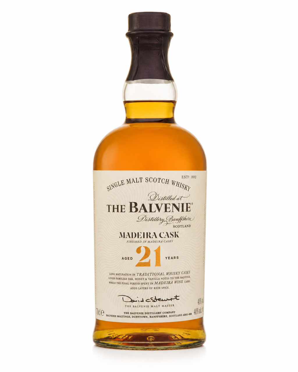 Balvenie 21 Year Old Madeira Cask bottle