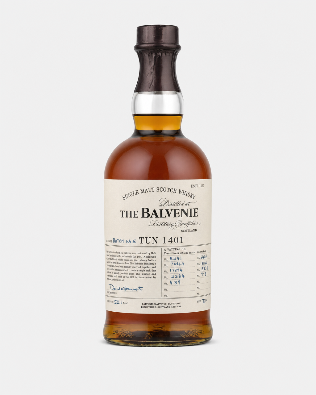 Balvenie Tun 1401 Batch #5 bottle