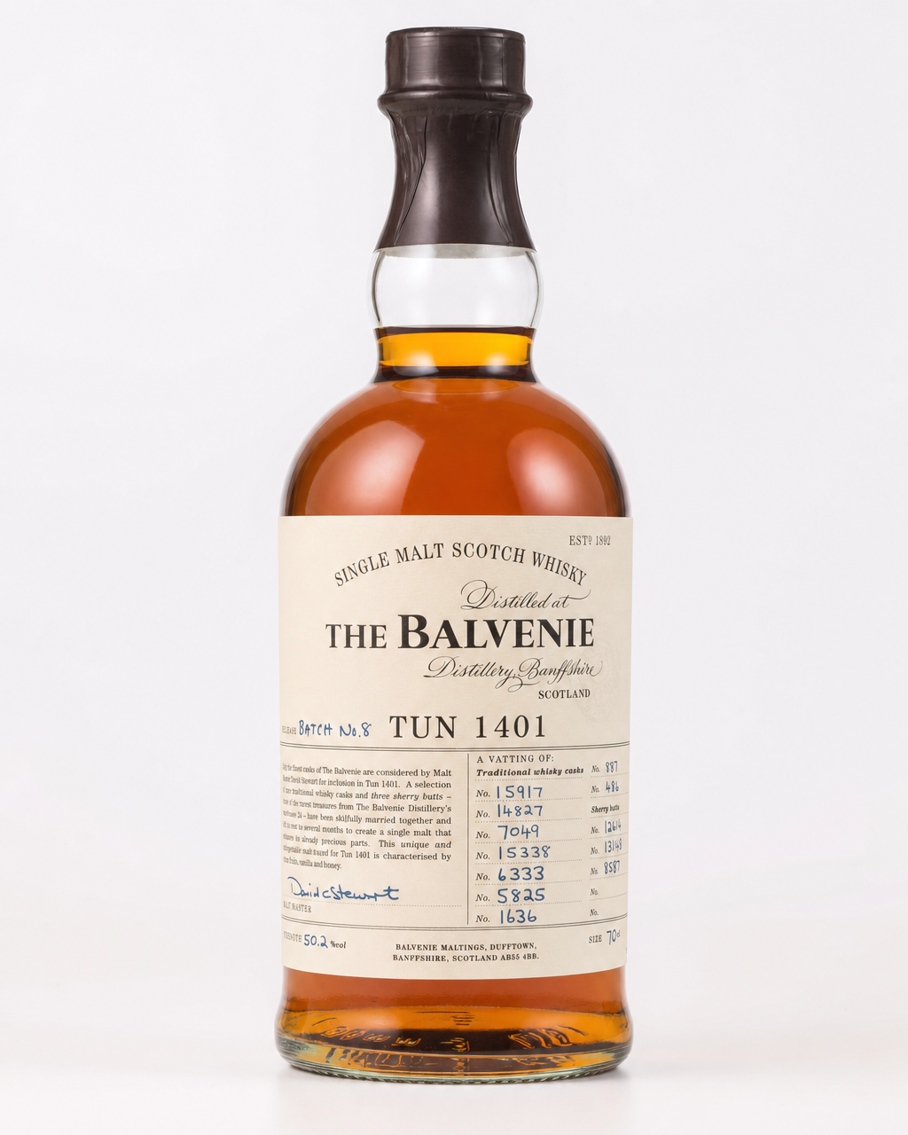 Balvenie Tun 1401 Batch #8 bottle