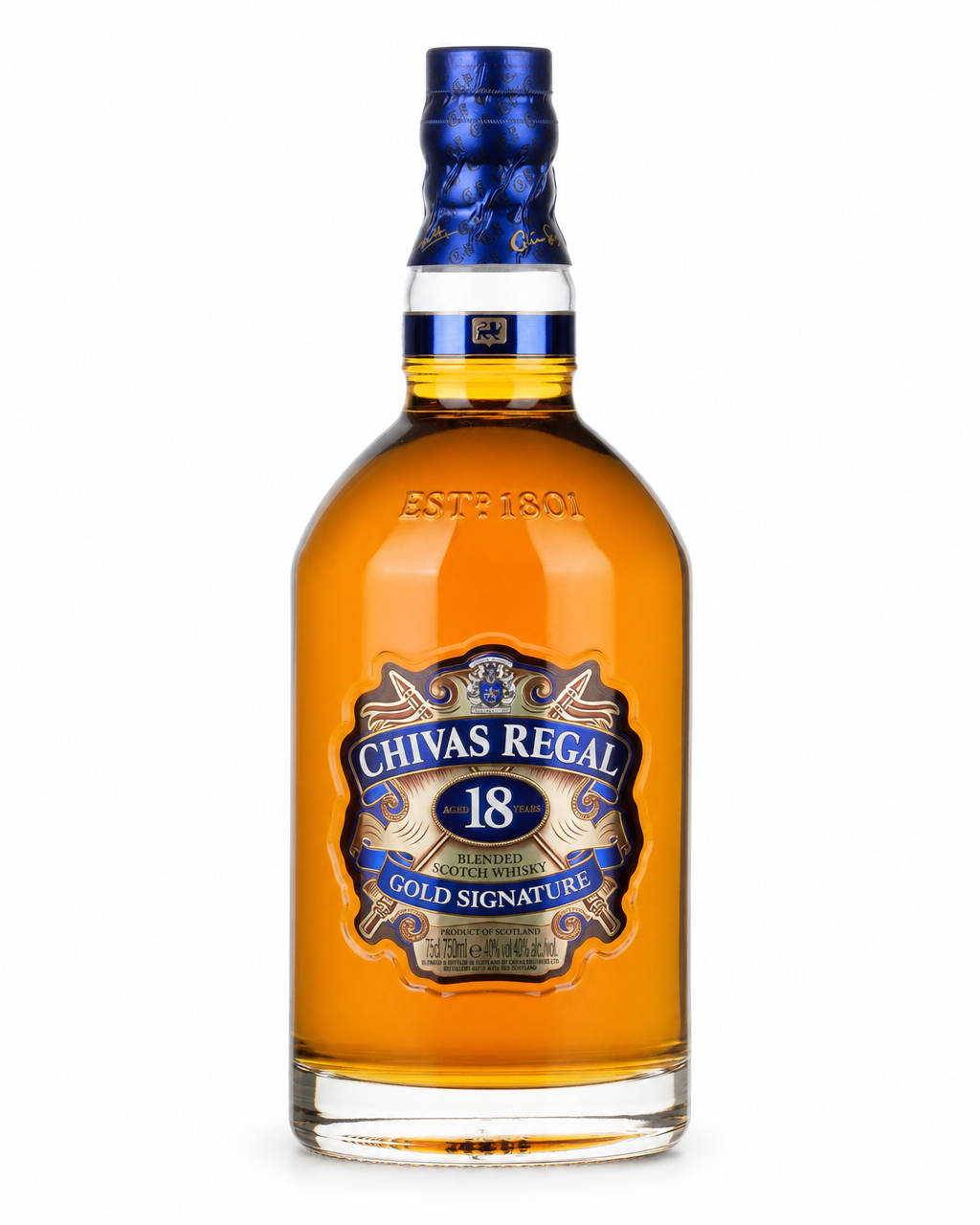Chivas Regal 18 Year Old Gold Signature bottle