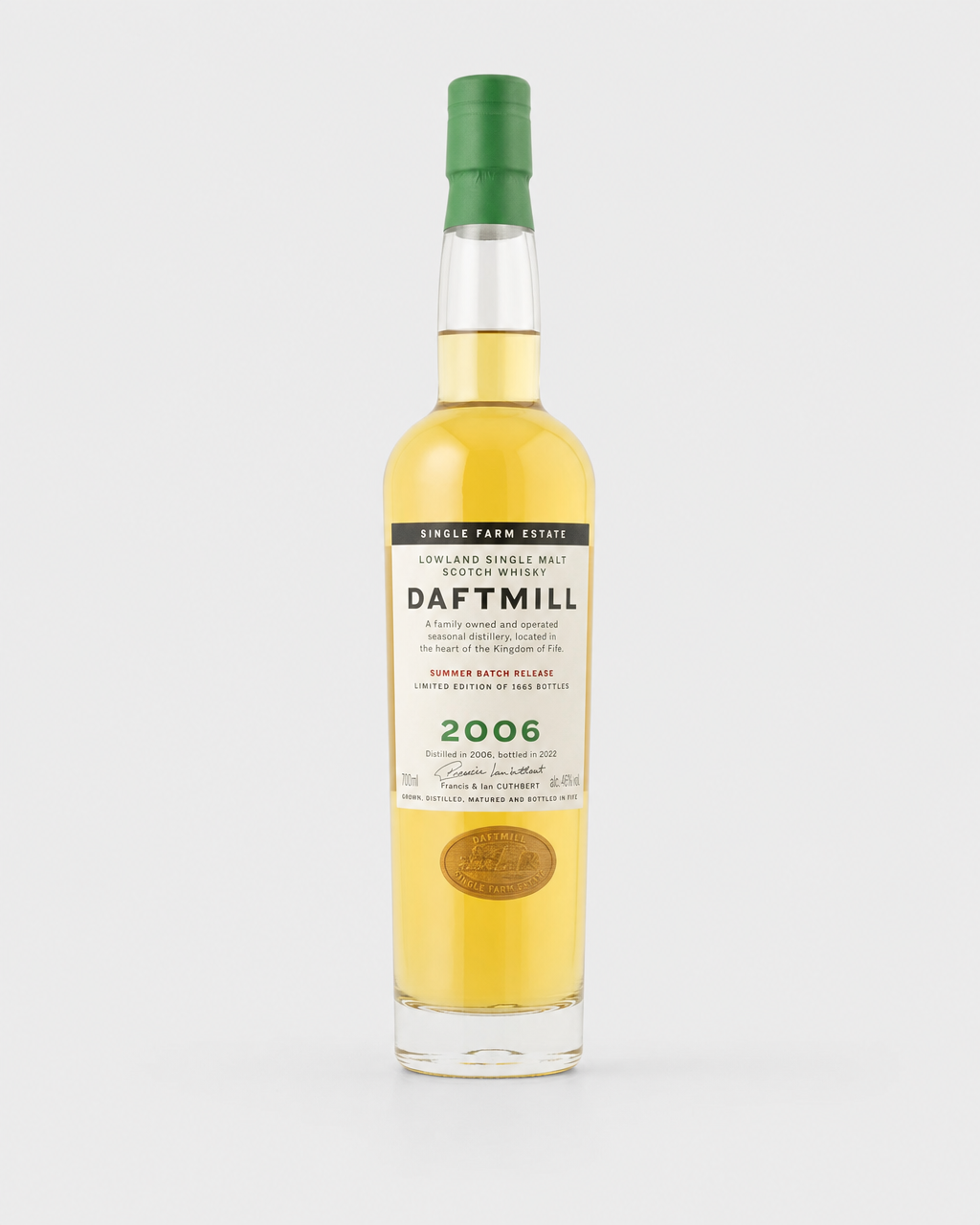 Daftmill 2006 Summer Batch Release bottle