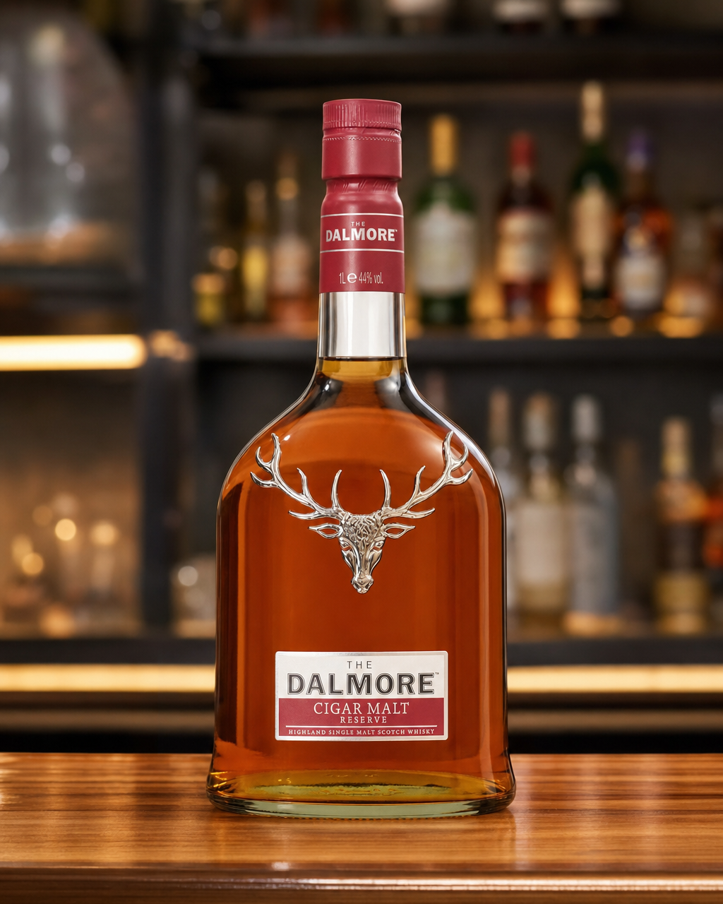 Dalmore Cigar Malt Reserve bottle, alternate view