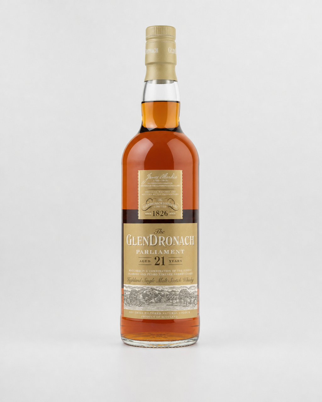 Glendronach 21 Year Old Parliament 2022 Release bottle