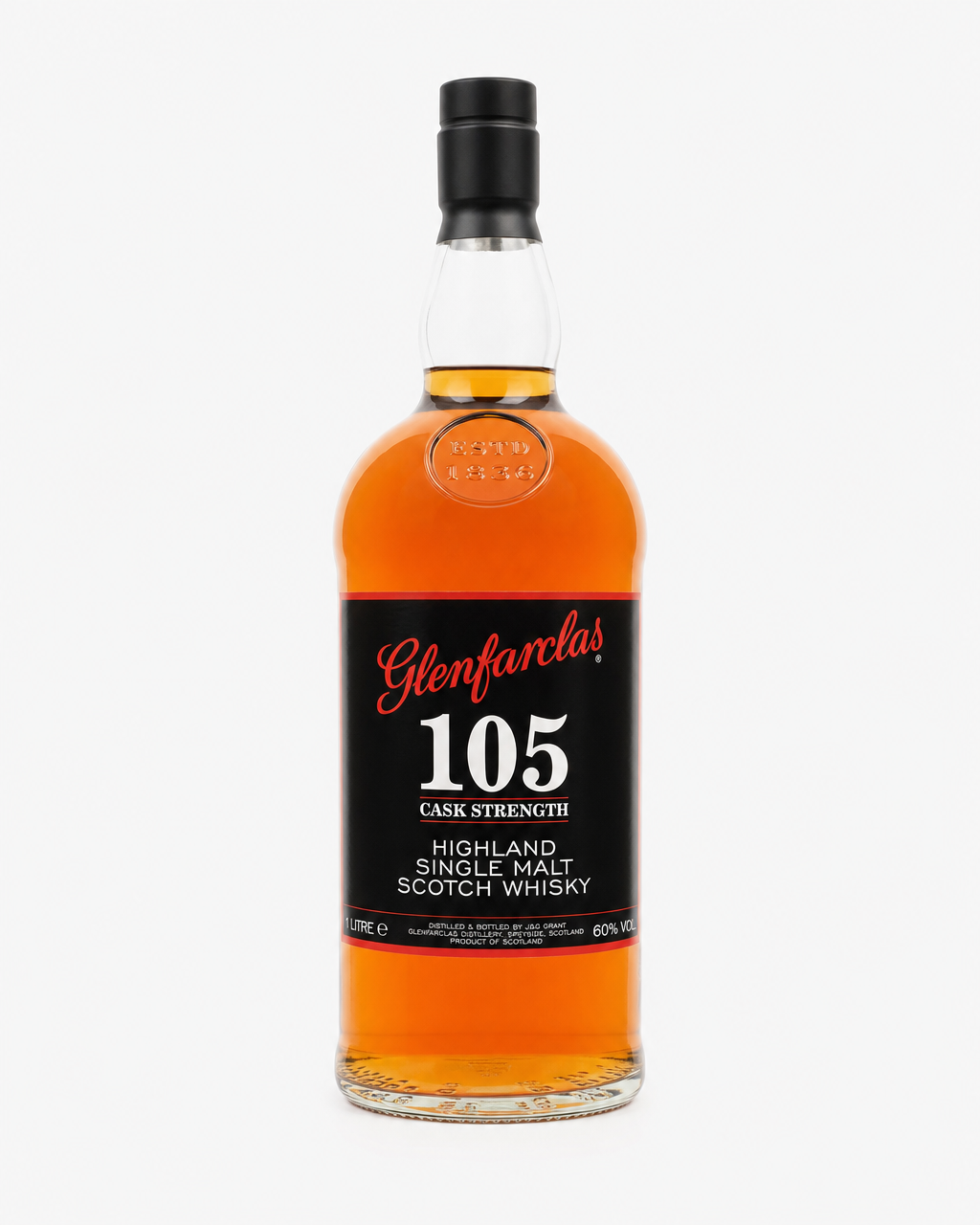 Glenfarclas 105° 1L bottle