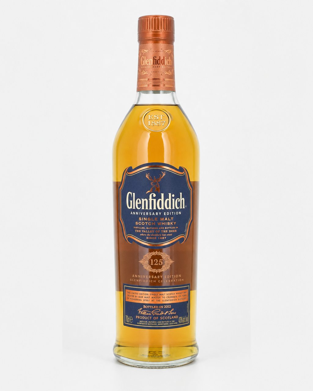 Glenfiddich 125th Anniversary bottle