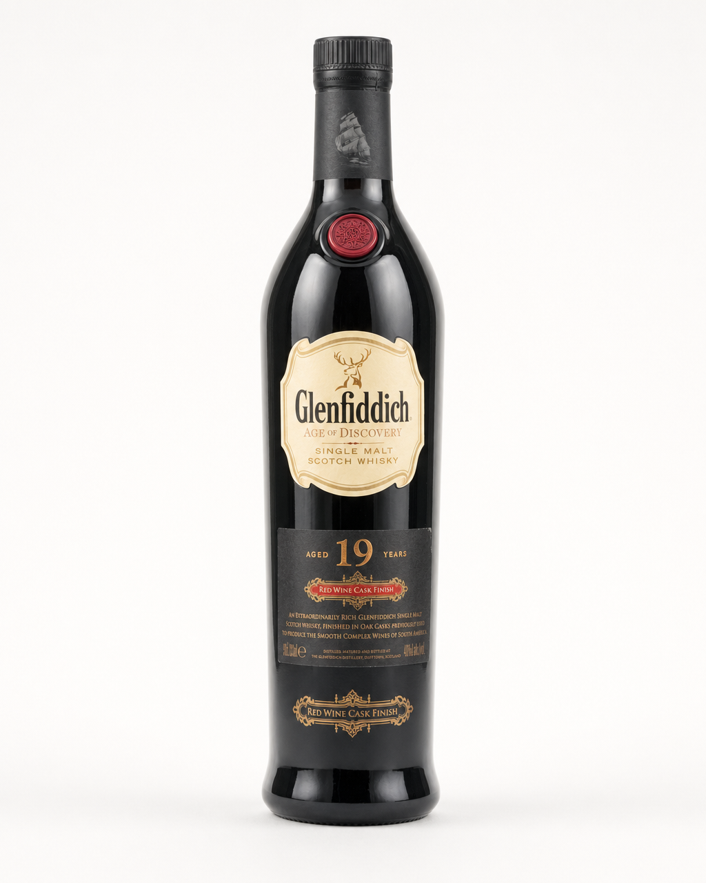 Glenfiddich Age Of Discovery 19 Year Old Red Wine Cask Finish bottle