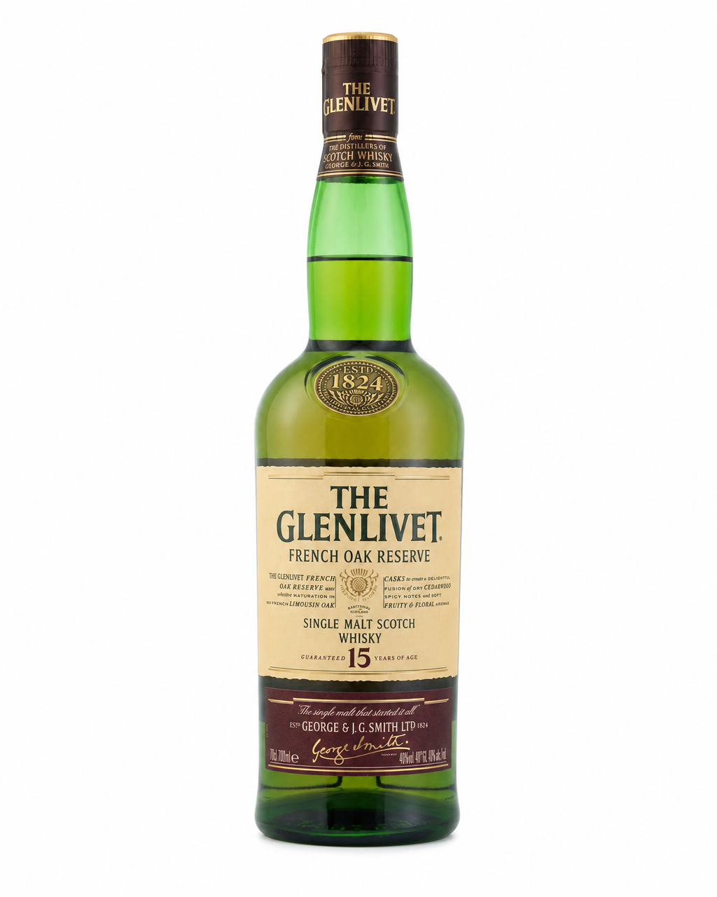 Glenlivet 15 Year Old French Oak Reserve bottle