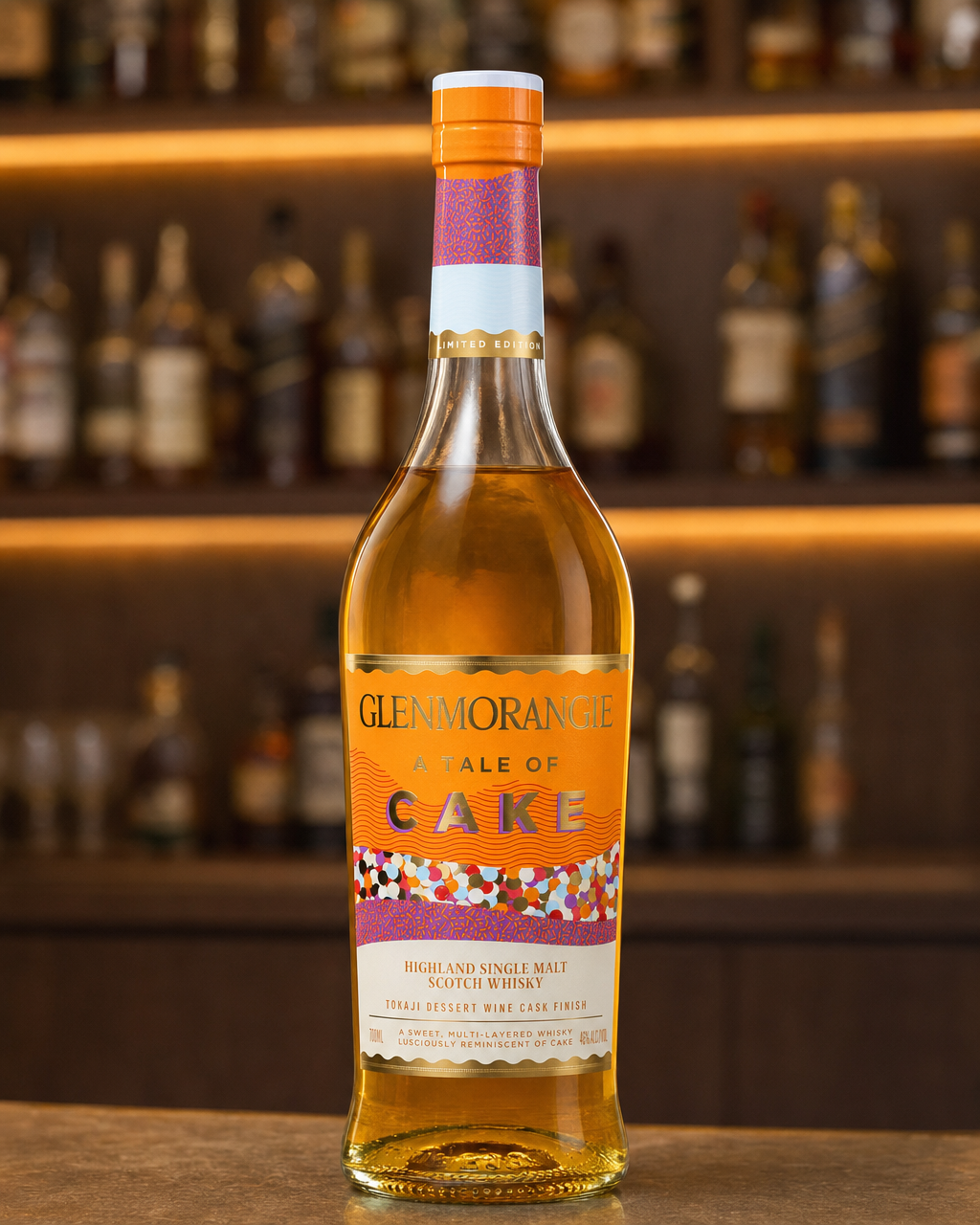 Glenmorangie A Tale Of Cake bottle, alternate view