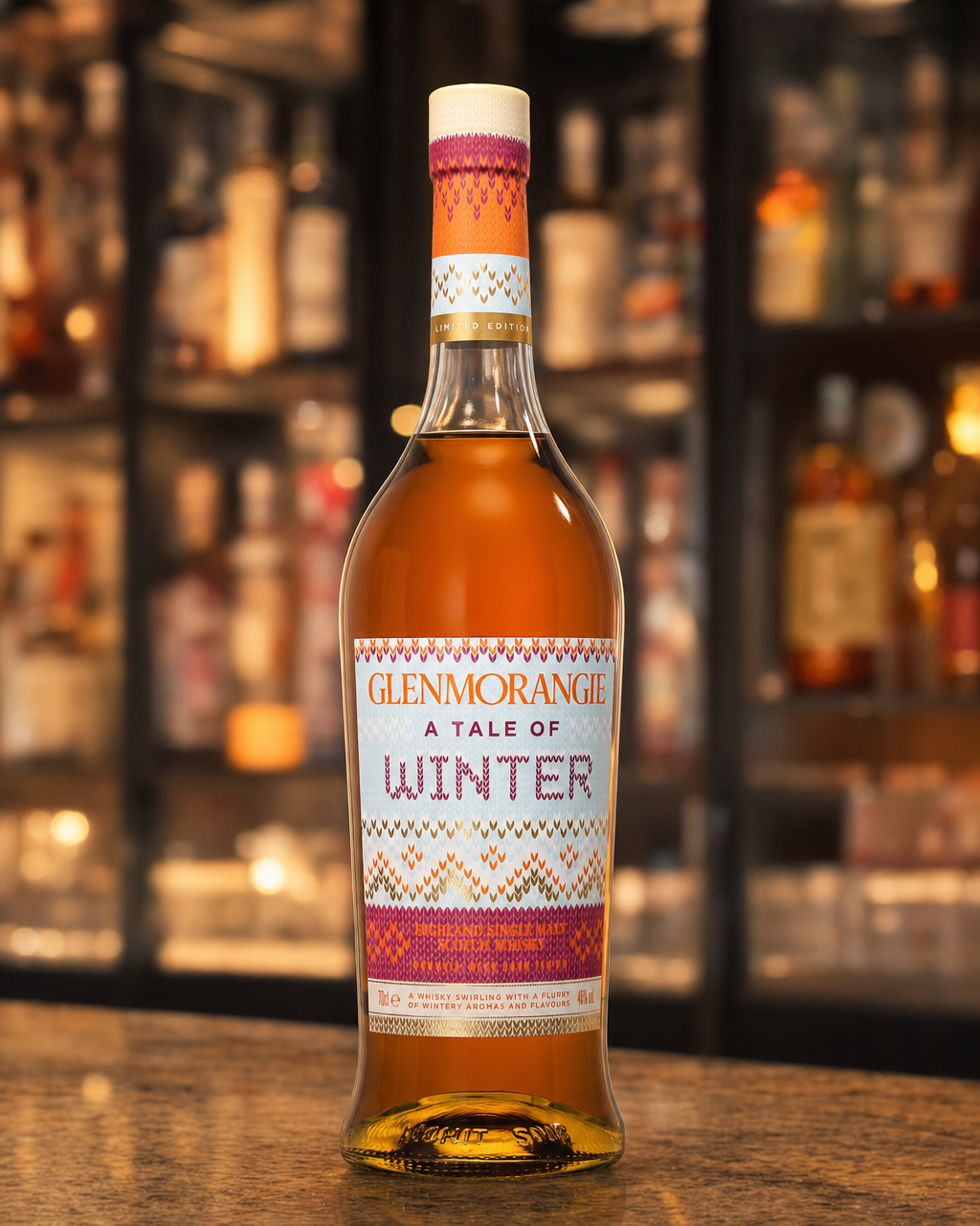 Glenmorangie A Tale Of Winter bottle, alternate view