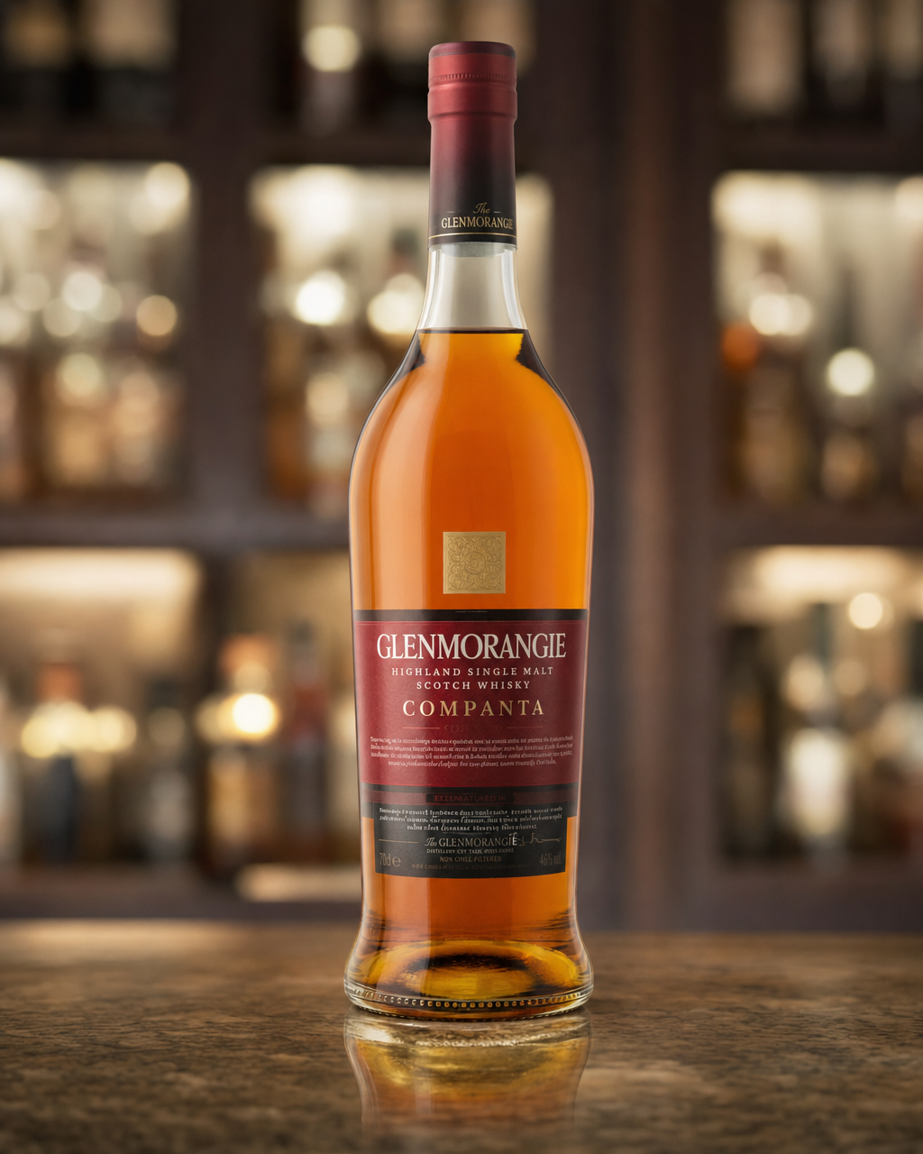 Glenmorangie Companta bottle, alternate view