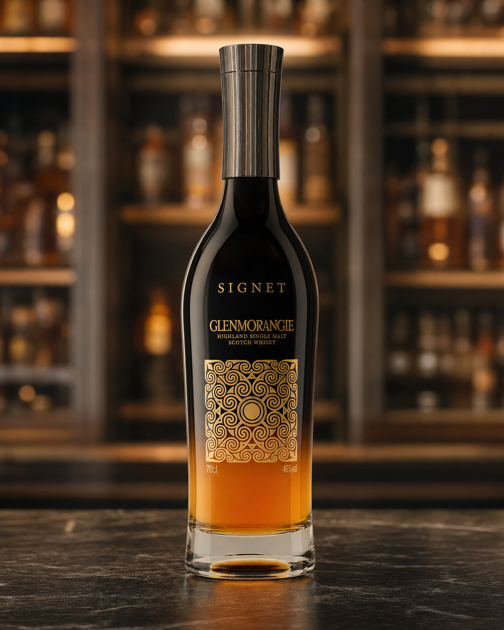 Glenmorangie Signet bottle, alternate view
