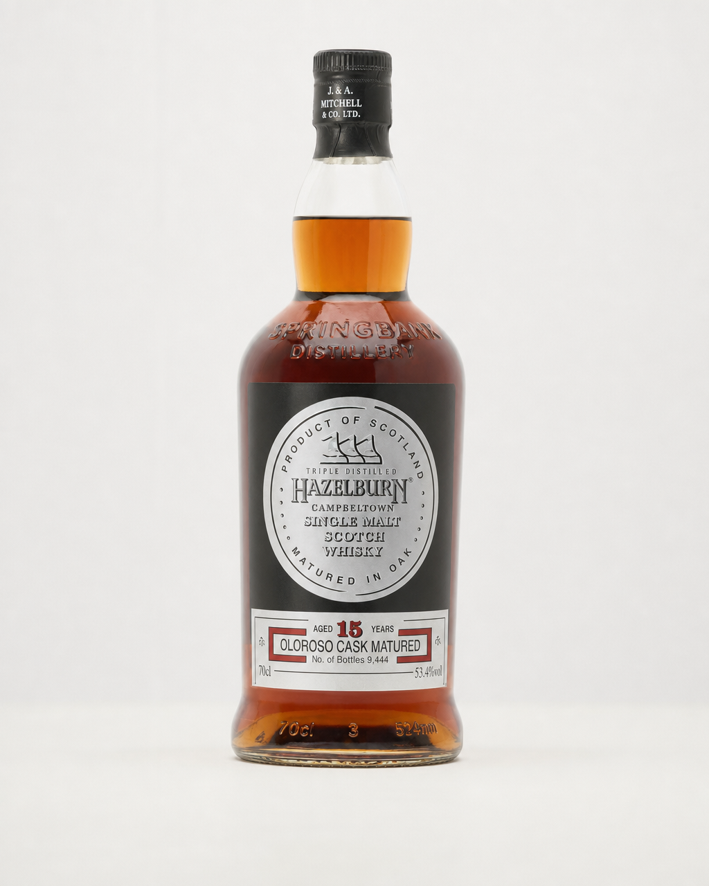 Hazelburn 2008 15 Year Old Oloroso Cask bottle