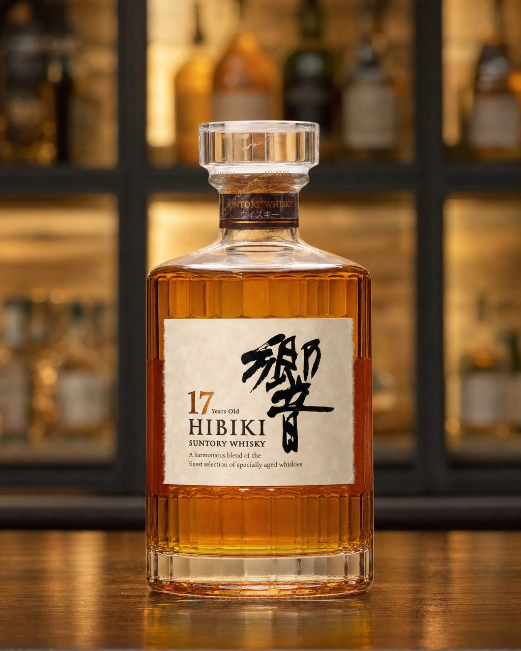 Hibiki 17 Years Old / Suntory bottle, alternate view