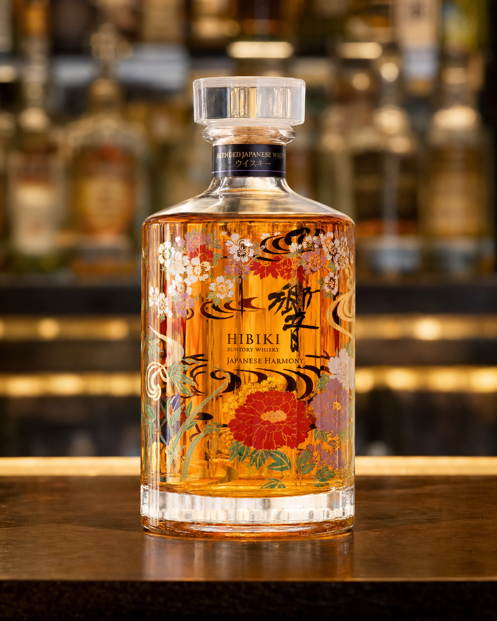 Hibiki Japanese Harmony 2021 Limited Edition bottle, alternate view